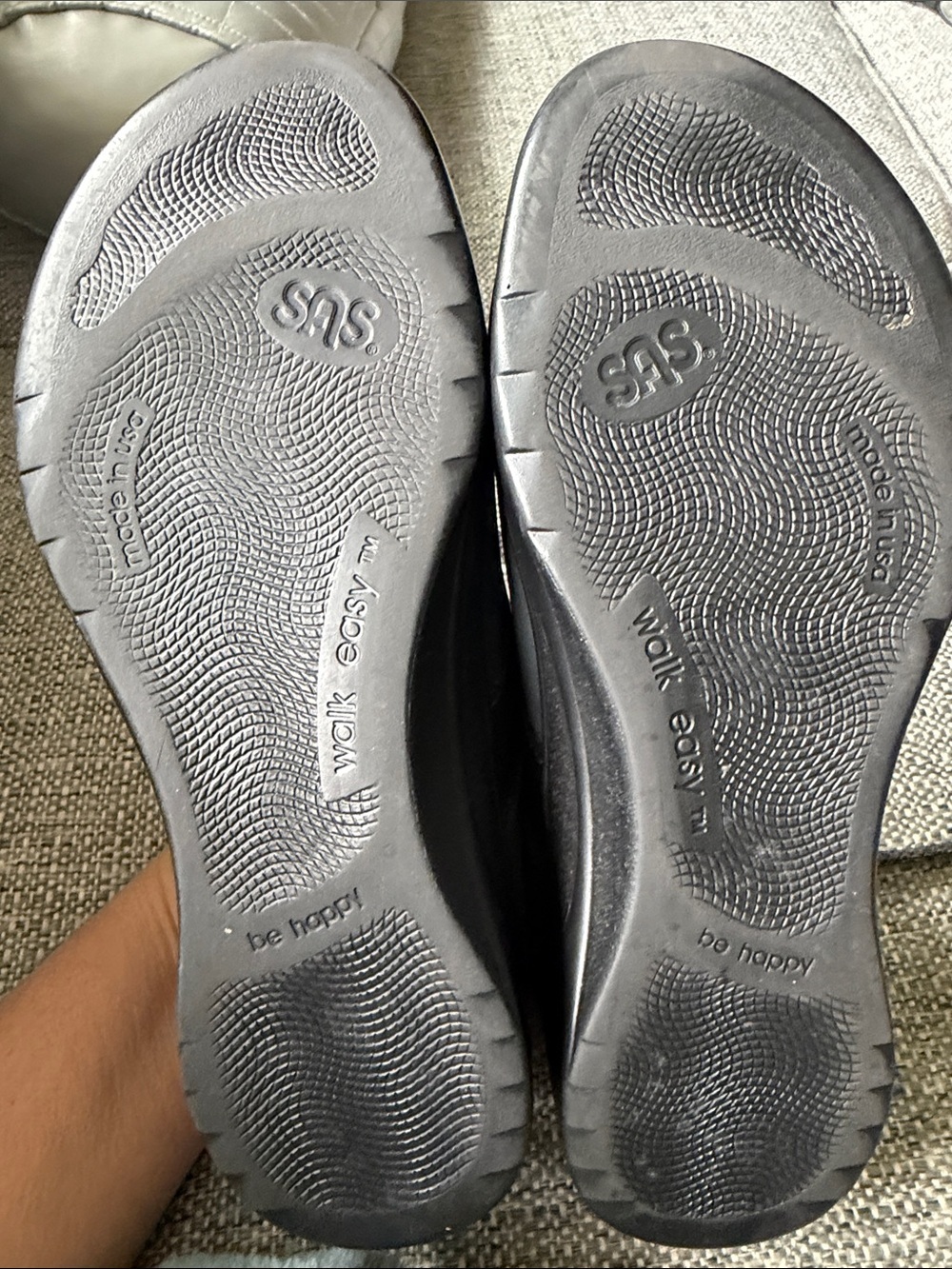 SAS Walk Easy Nero - Lace Up Walking
Shoe orthotic Size 7.5 Medium - Picture 6 of 7